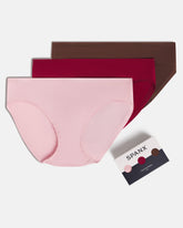 SPANXsmoothâ„¢ Fit-To-You Bikini 3-Pack Box | Fleur/Red Merlot/Espresso